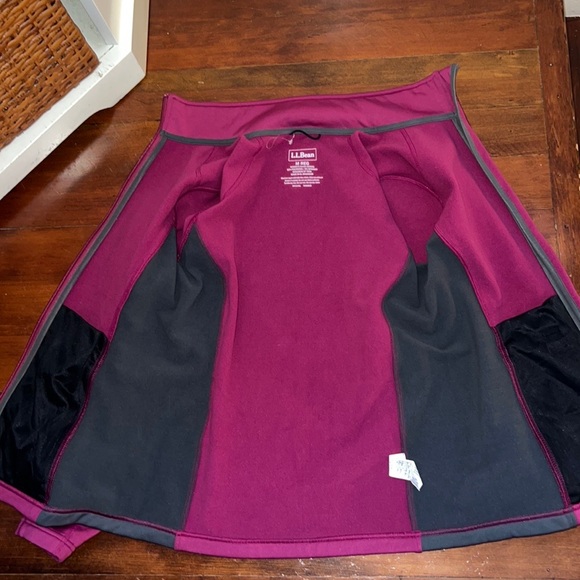 Like New L.L. Bean Fleece Lined Two Tone Jacket - Picture 7 of 9
